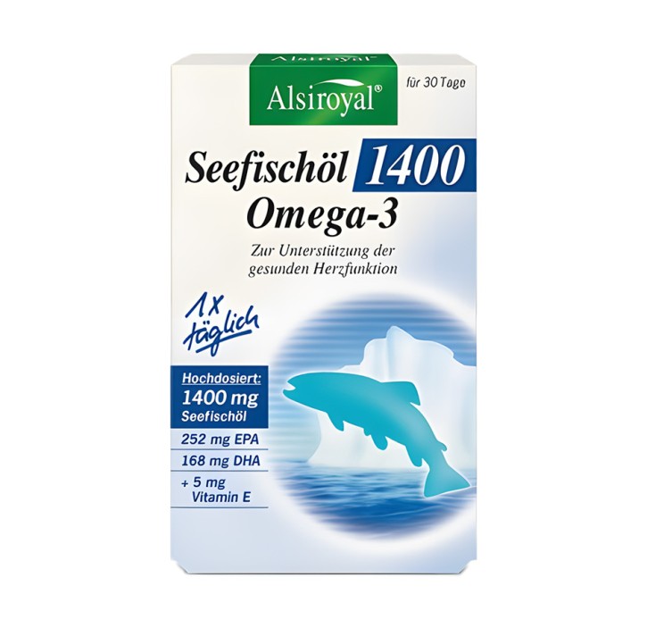 Seefischöl 1400mg Omega-3 30 Stk. Alsiroyal