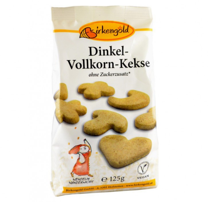 Dinkel-Vollkorn-Kekse 125g Birkengold