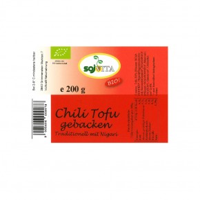 Bio Chili Tofu gebacken  200g Sojvita